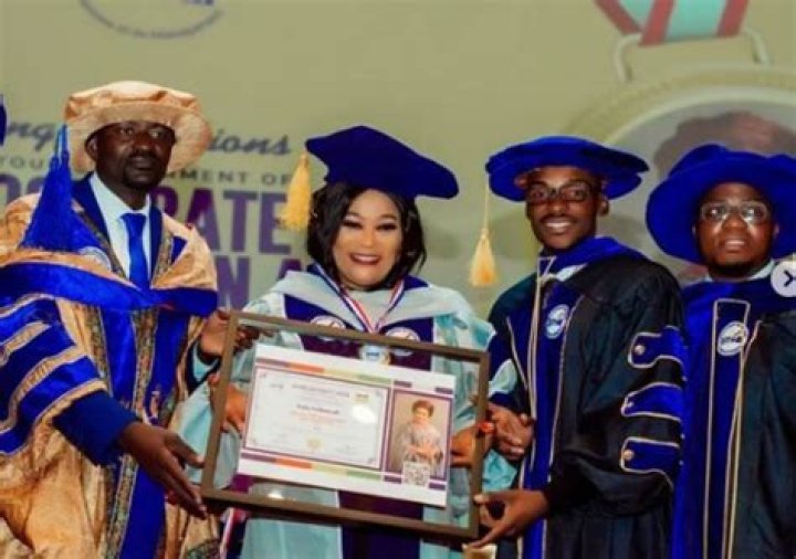 
Actress, Sola Sobowale Bags Honourary Doctorate Of Philosophy 