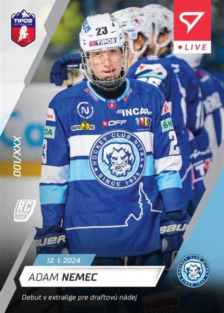 
Simon Nemec Brother Adam Nemec Is A Slovakian 2026 Draft Prospect 