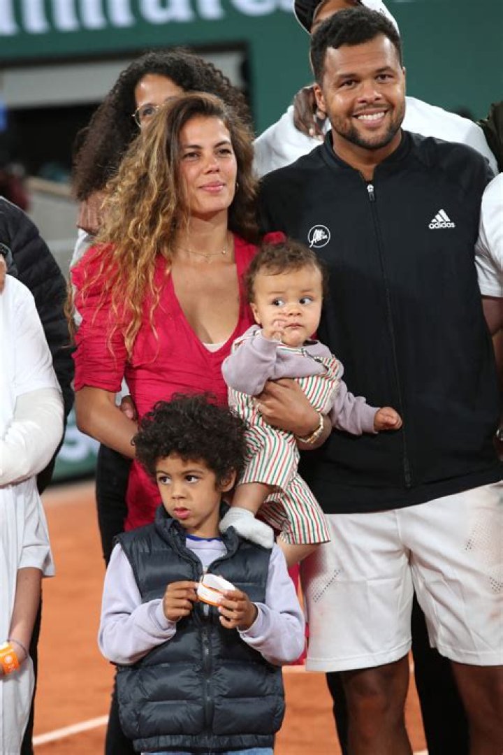 
Tennis Player Jo Wilfried Tsonga Wife Noura El Shwekh Age Difference and Family Photos 