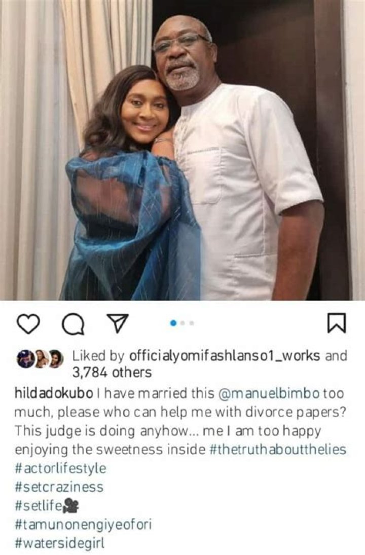 
“Who Can Help Me With Divorce Papers?” – Actress Hilda Dokubo funnily asked 